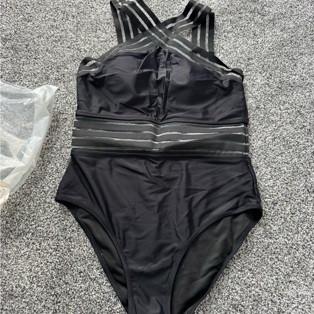 Black halter Women's Swimsuit